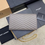 Y*SL Bag Top Quality  22.5*14*4CM