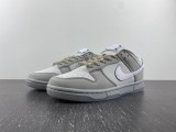 SB Dunk Low  Grey Leather   DX3722-001
