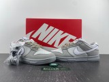 SB Dunk Low  Grey Leather   DX3722-001