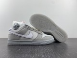 SB Dunk Low  Grey Leather   DX3722-001