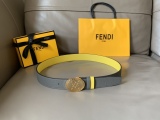F*endi Belts Top Quality 34MM