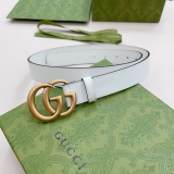 G*ucci Belts Top Quality 30MM