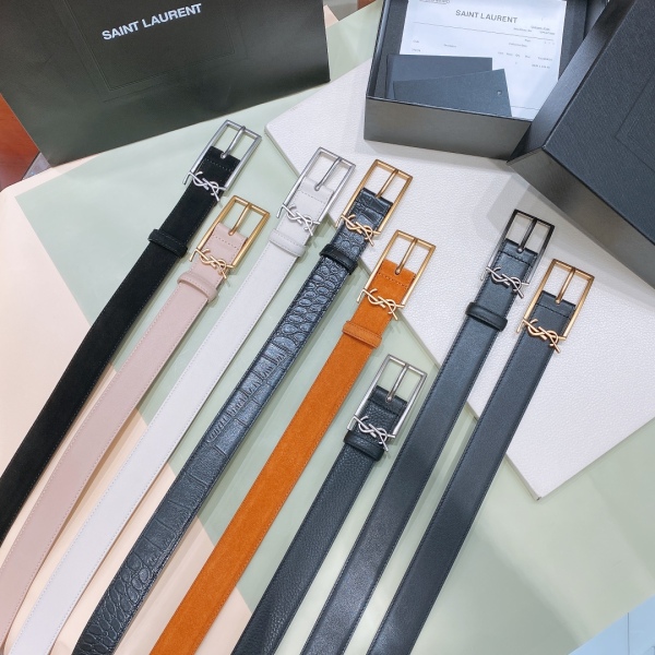 Y*SL  Belts Top Quality 30MM
