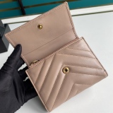 G*ucci Wallets Top Quality  12.5*10*3CM