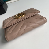 G*ucci Wallets Top Quality  12.5*10*3CM