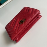 G*ucci Wallets Top Quality  11*9*3CM