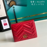 G*ucci Wallets Top Quality  11*9*3CM