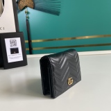 G*ucci Wallets Top Quality  11*9*3CM