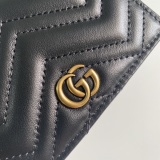 G*ucci Wallets Top Quality  11*9*3CM