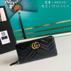 G*ucci Wallets Top Quality  19*10.5*2.5CM