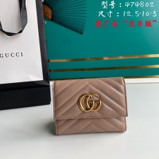 G*ucci Wallets Top Quality  12.5*10*3CM