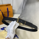 L*ouis V*uitton Belts Top Quality  35MM