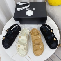 Women  C*hanel  Top Sandals