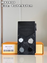 L*ouis V*uitton Top Wallets   8*14.5*1cm