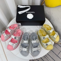 Women  C*hanel  Top Sandals