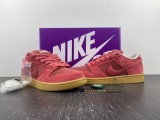 N*IKE SB DUNK LOW 'RED GUM'  DV5429-600