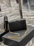 Y*SL Bag Top Quality  22.5*14*4CM