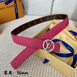 L*ouis V*uitton Belts Top Quality  30MM