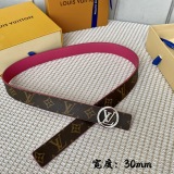L*ouis V*uitton Belts Top Quality  30MM
