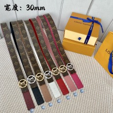 L*ouis V*uitton Belts Top Quality  30MM