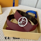 L*ouis V*uitton Belts Top Quality  30MM