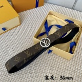 L*ouis V*uitton Belts Top Quality  30MM
