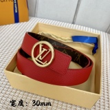 L*ouis V*uitton Belts Top Quality  30MM