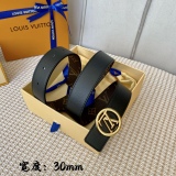 L*ouis V*uitton Belts Top Quality  30MM