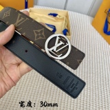 L*ouis V*uitton Belts Top Quality  30MM