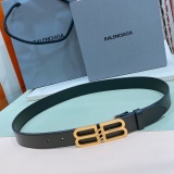 B*alenciaga Belts Top Quality  30MM