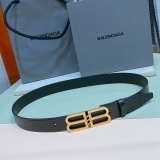 B*alenciaga Belts Top Quality  30MM