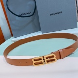B*alenciaga Belts Top Quality  30MM