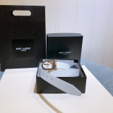Y*SL  Belts Top Quality 25MM