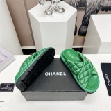 Women C*hanel Top Slippers