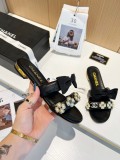 Women C*hanel Top Slippers
