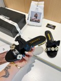 Women C*hanel Top Slippers