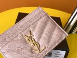 Y*SL Wallets Top Quality  10*7.5*0.5CM