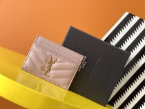 Y*SL Wallets Top Quality  10*7.5*0.5CM