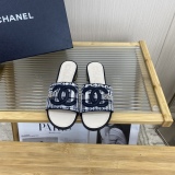 Women C*hanel Top Slippers