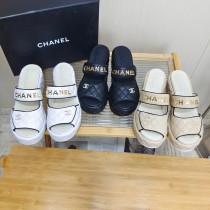 Women C*hanel Top Slippers