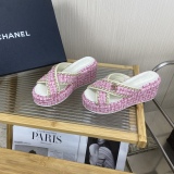 Women C*hanel Top Slippers