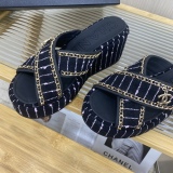 Women C*hanel Top Slippers
