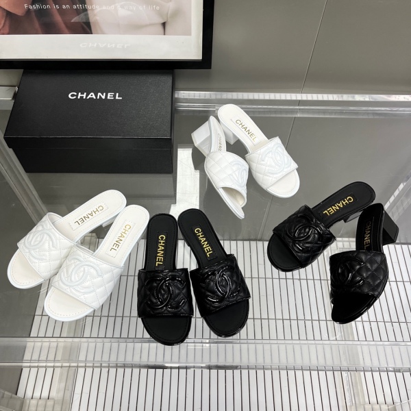 Women C*hanel Top Slippers