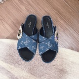 Women L*ouis V*uitton Top Slippers