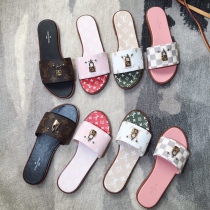 Women L*ouis V*uitton Top Slippers