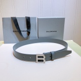 B*alenciaga Belts Top Quality  30MM