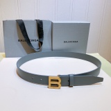 B*alenciaga Belts Top Quality  30MM