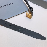 B*alenciaga Belts Top Quality  30MM