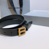 B*alenciaga Belts Top Quality  30MM