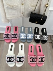 Women C*hanel Top Slippers